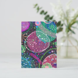 Saturn’s Rings: Maximalist Abstract Art  ポストカード