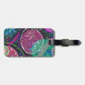 Saturn’s Rings: Maximalist Abstract Art ラゲッジタグ (裏面横)