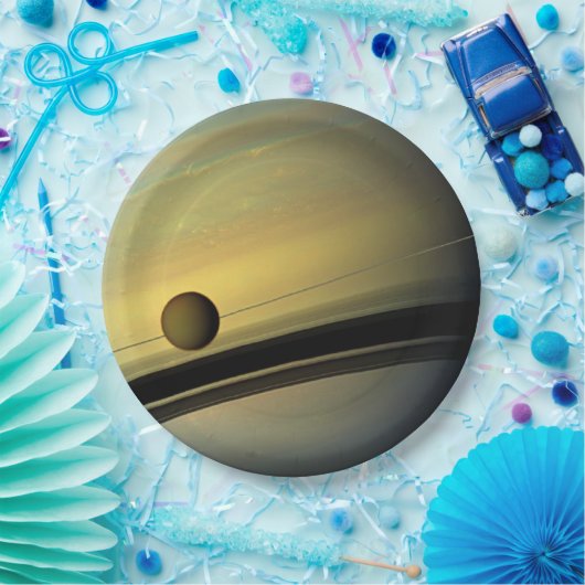 Saturn Tableware from the Celestial Collection ペーパープレート (パーティー)