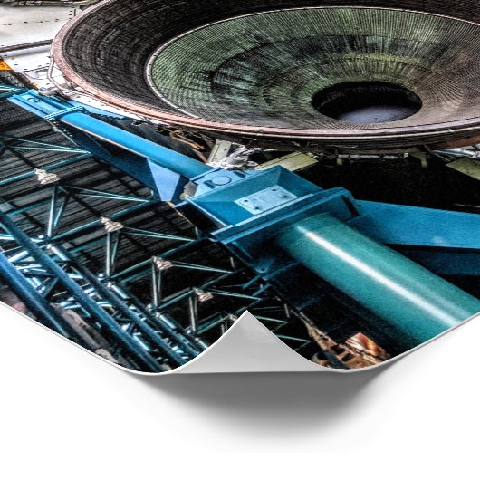 Saturn V Rocket Engine ポスター (角)
