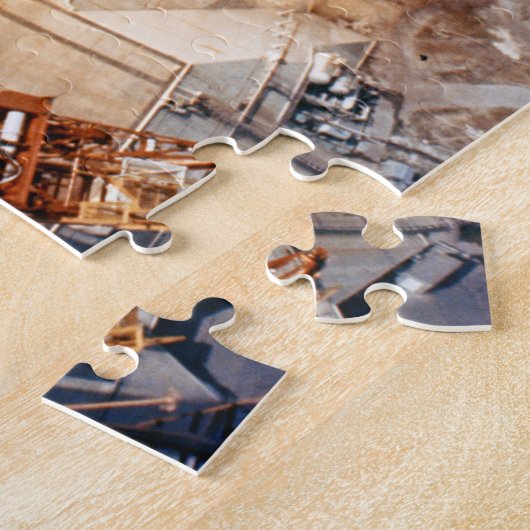 Saturn V Rocket launch 1969 Apollo Spacecraft ジグソーパズル (側面)