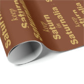 Saturnaliaの土星を保って下さい ラッピングペーパー (ロールコーナー)