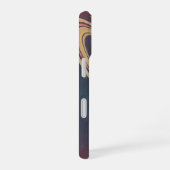 Saturne Stylisée Vintage iPhone 16ケース (右側面)