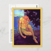 Saturnino Herranによる火山伝説 ポストカード (正面/裏面)