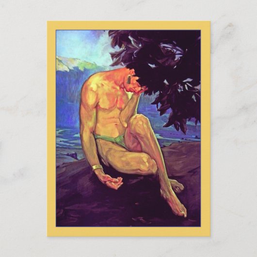 Saturnino Herranによる火山伝説 ポストカード (正面)