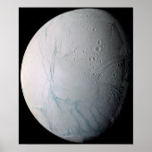 Saturn's moon Enceladus 3 ポスター (正面)