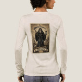 Saturnus Rex: The Planetary Magic Seal & Sigil トライブレンドＴシャツ (背面)