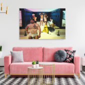 Satyr Locker Roomオンキャンバスプリント キャンバスプリント (インサイチュ (リビング))