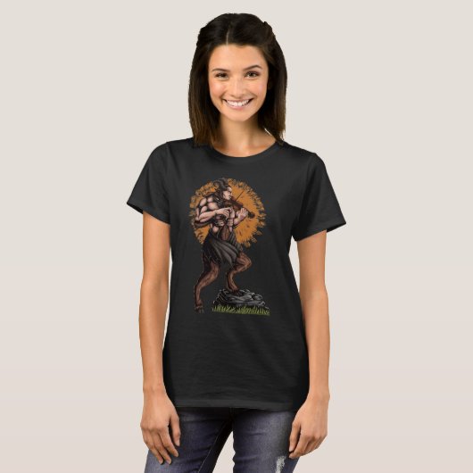 Satyr with violin tシャツ (正面フル)
