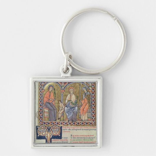 「Satyriconからの文法、方言および修辞 キーホルダー (正面)