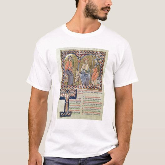 「Satyriconからの文法、方言および修辞 Tシャツ (正面)