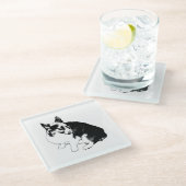 Saucer Sentinel ガラスコースター (アングル)