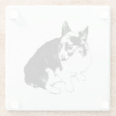 Saucer Sentinel ガラスコースター (裏面)