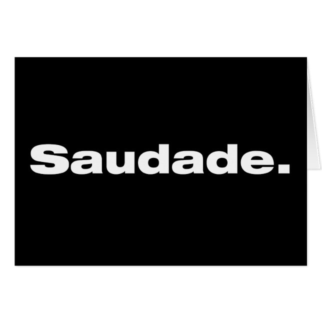 Saudade (正面横)