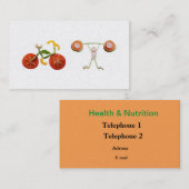 Saúde e nutrição 名刺 (正面/裏面)