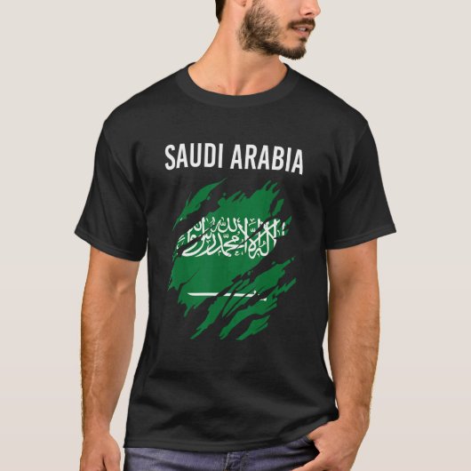 Saudi Arabia Flag Tシャツ (正面)