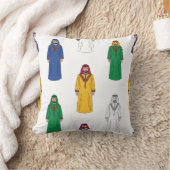 Saudi Heritage Men’s Thobe クッション (ブランケット)