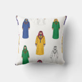 Saudi Heritage Men’s Thobe クッション (裏面)