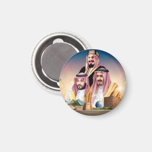 Saudi Leadership Magnets マグネット (正面/裏面)