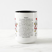 Sauer家族の紋章付き外衣 マグカップ (中央)