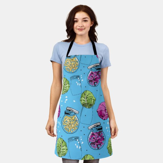 Sauerkraut Making エプロン (着用した状態)