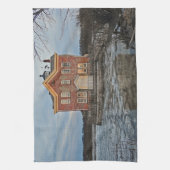 Saugertiesの灯台 キッチンタオル (縦)