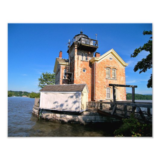 Saugerties Light house, Hudson River New York フォトプリント (正面)