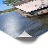 Saugerties Light house, Hudson River New York フォトプリント (角)