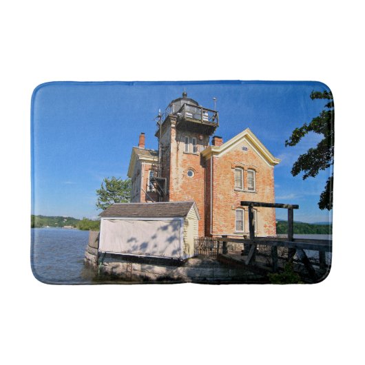 Saugerties Light house, New York Bus Mat バスマット (正面)