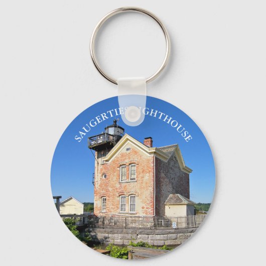 Saugerties Light house, New York Keychain キーホルダー (正面)