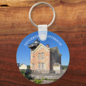 Saugerties Light house, New York Keychain キーホルダー (正面)