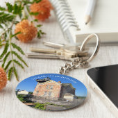 Saugerties Light house, New York Keychain キーホルダー (側面)