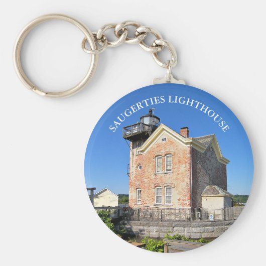 Saugerties Light house, New York Keychain キーホルダー (正面)
