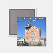 Saugerties Light house, New York Magnet マグネット (正面/裏面)
