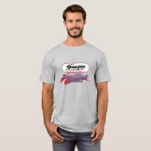 Saugus Speedway スーパートラックシリーズ Tシャツ (正面フル)