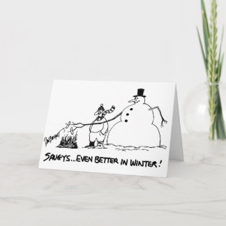 Saugyのクリスマスカード シーズンカード