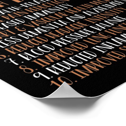 Sauna health benefits ポスター (角)