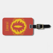 Sauronアイコンの目 ラゲッジタグ (正面横)