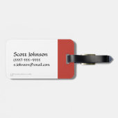 Sauronアイコンの目 ラゲッジタグ (裏面横)