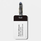 Sauronアイコン ラゲッジタグ (裏面縦)