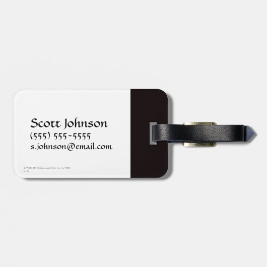 Sauronアイコン ラゲッジタグ (裏面横)