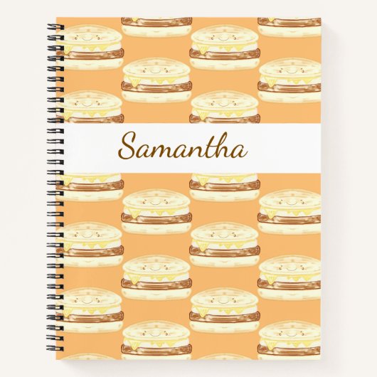 Sausage,Egg And Cheese Sandwich  ノートブック (正面)