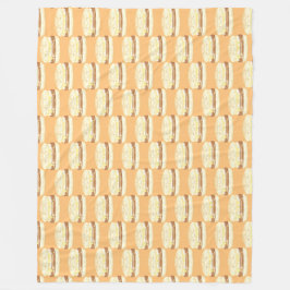 Sausage,Egg And Cheese Sandwich  フリースブランケット