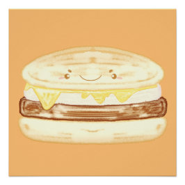 Sausage,Egg And Cheese Sandwich  ポスター