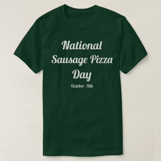 Sausage Pizza Premium Tシャツ (デザイン正面)