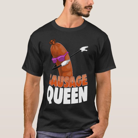 Sausage Queen Best Ever Women Sausage Love Foodie Tシャツ (正面)