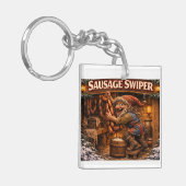 Sausage Swiper Yule Lad  キーホルダー (正面左)