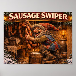 Sausage Swiper Yule Lad poster ポスター