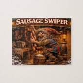 Sausage Swiper Yule Lad puzzle ジグソーパズル (横)