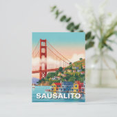 Sausalito California ポストカード (スタンド正面)